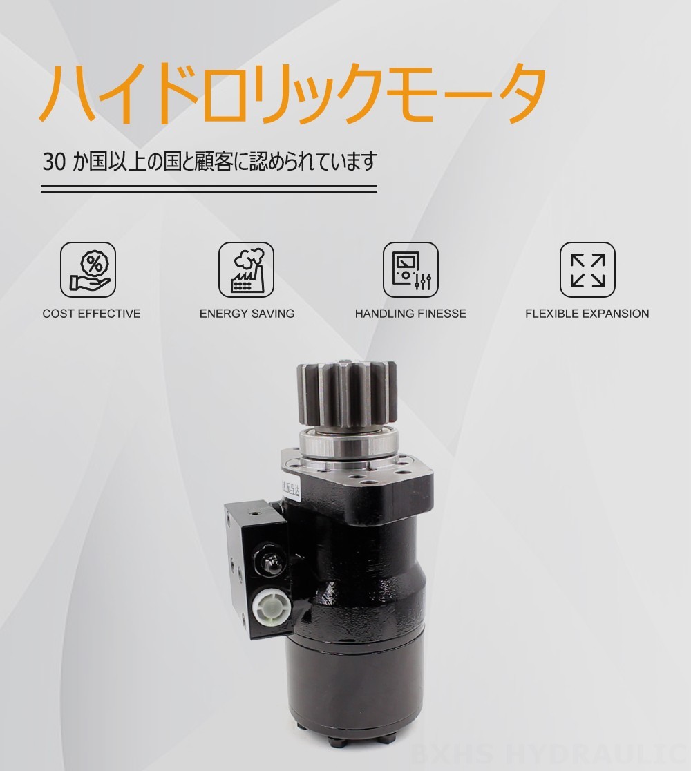 BMRサイクロイド油圧モーター 50 cc/r 38 Lpm 油圧モータ